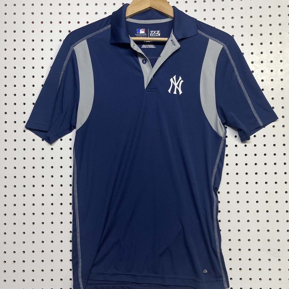 Yankees Genuine Merchandise Polo Size Medium TX3 Cool #316